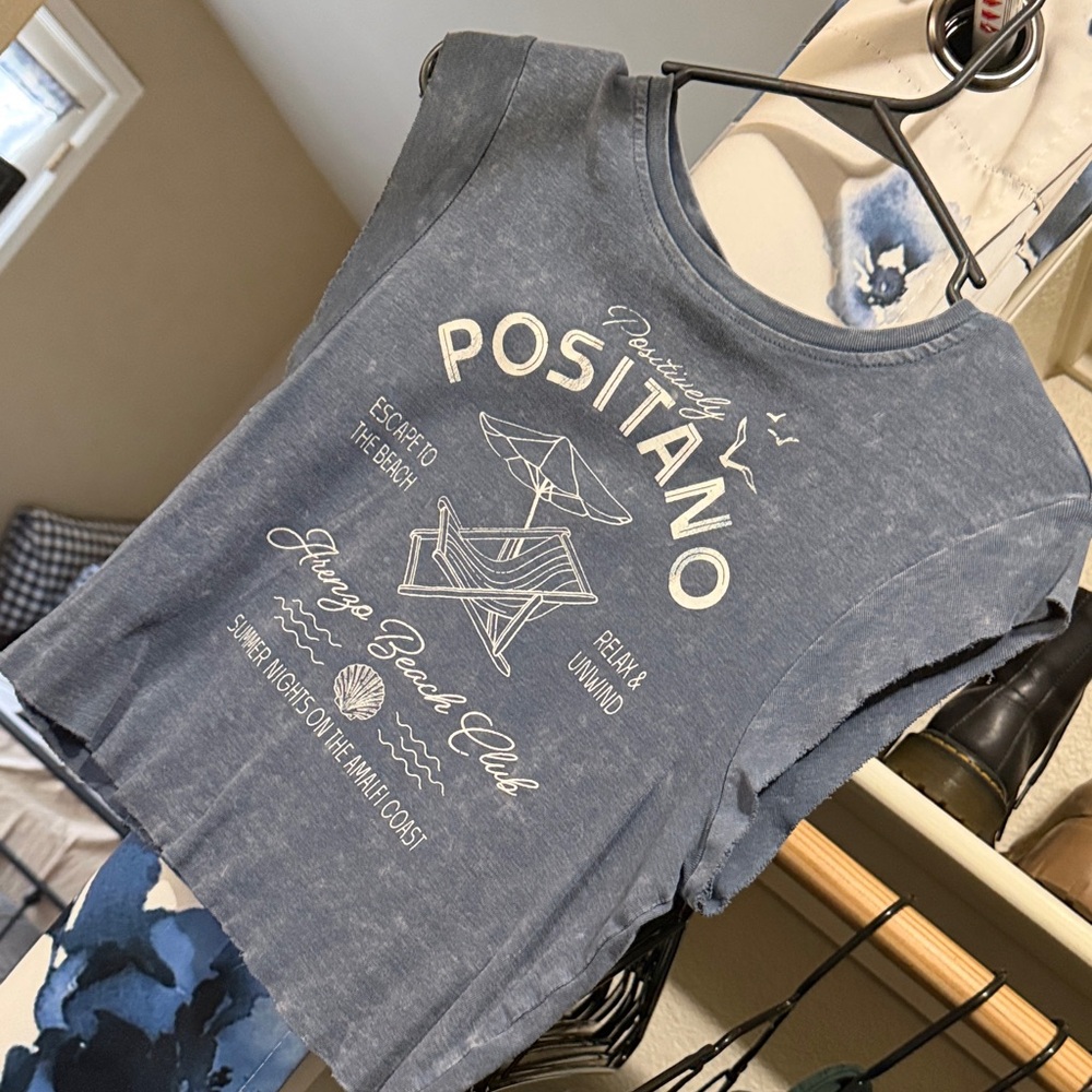 Blue Positano Graphic Tee